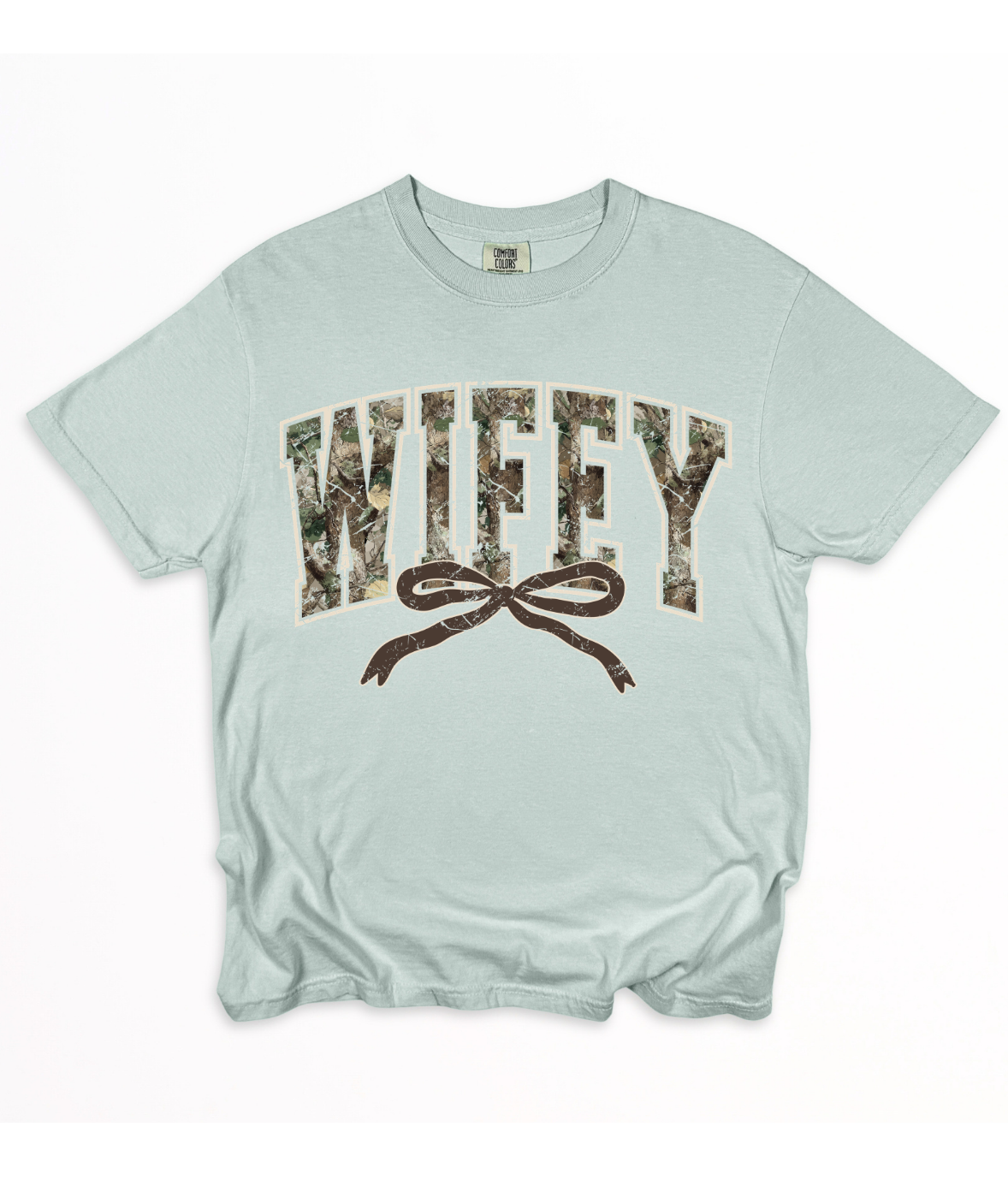 Wifey camo tee