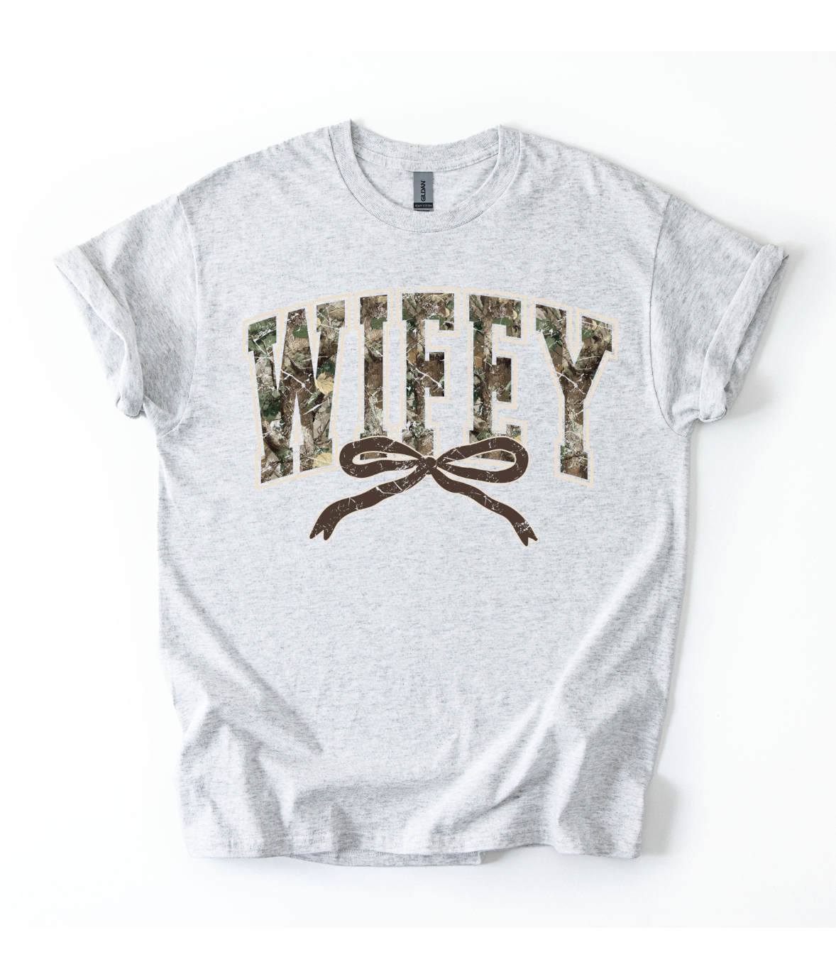 Wifey camo tee