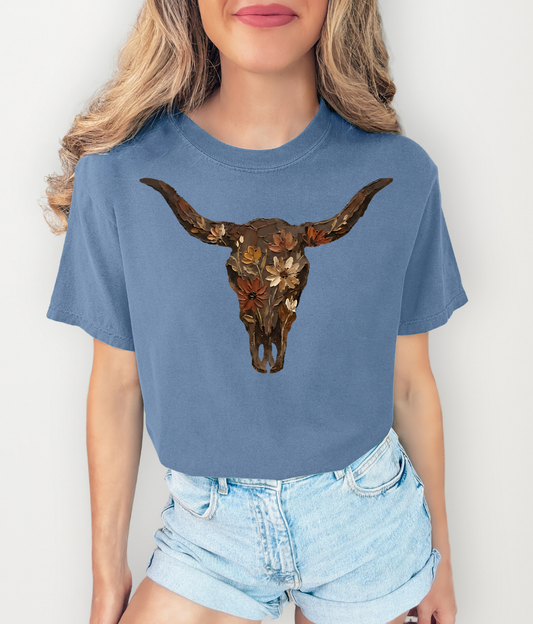 Floral OX tee