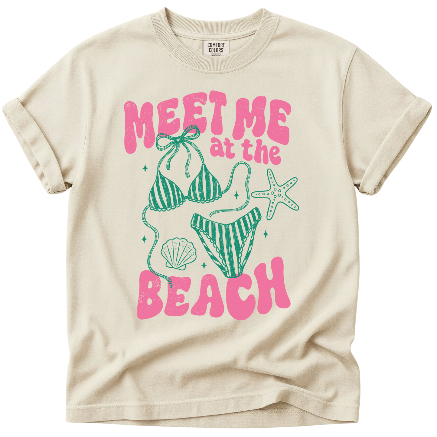 Meet me at the beach tee