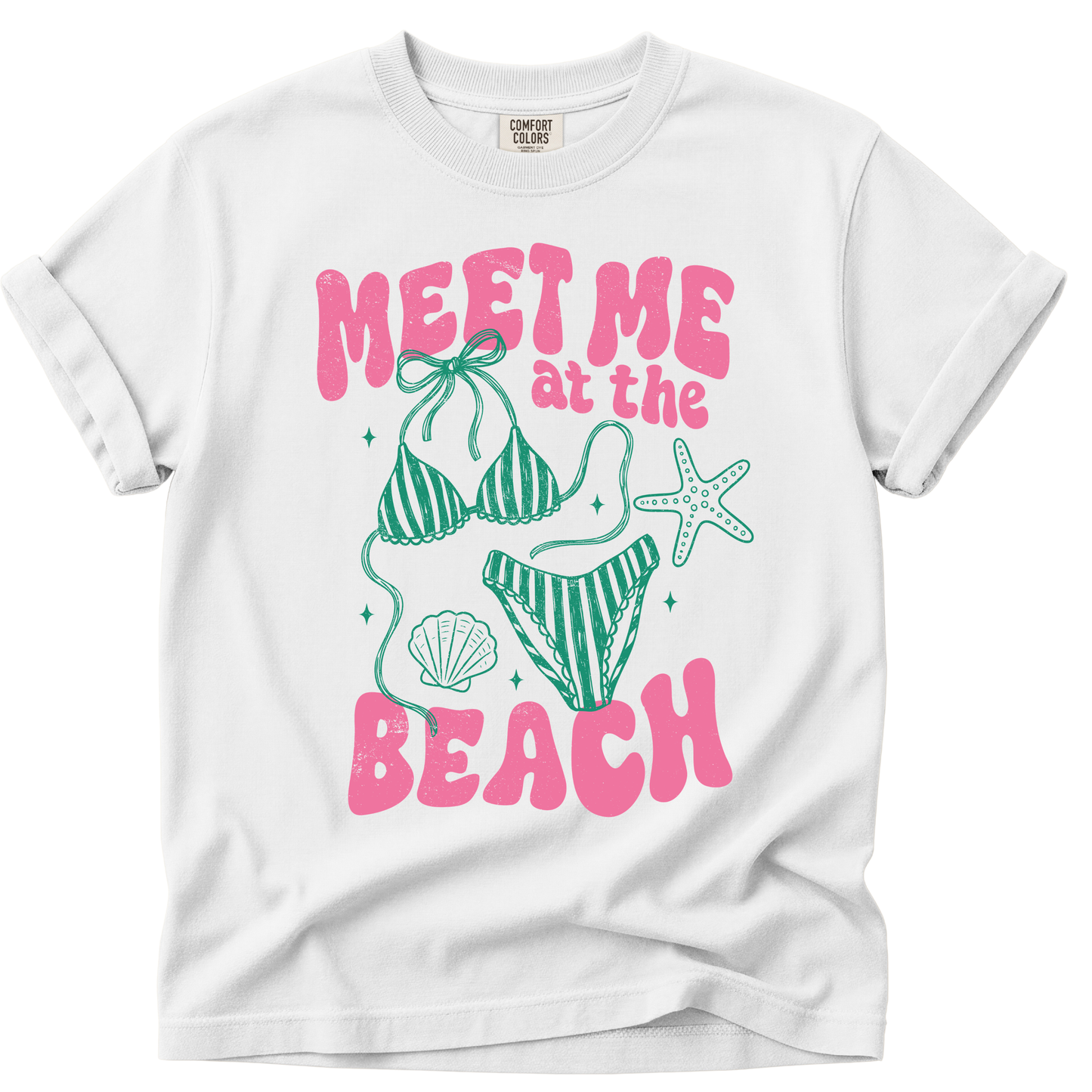 Meet me at the beach tee