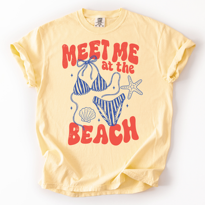 Meet me at the beach tee