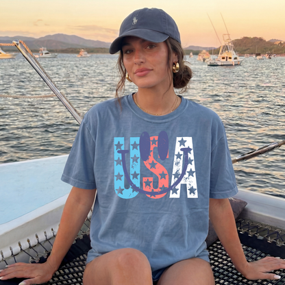 Smily USA tee