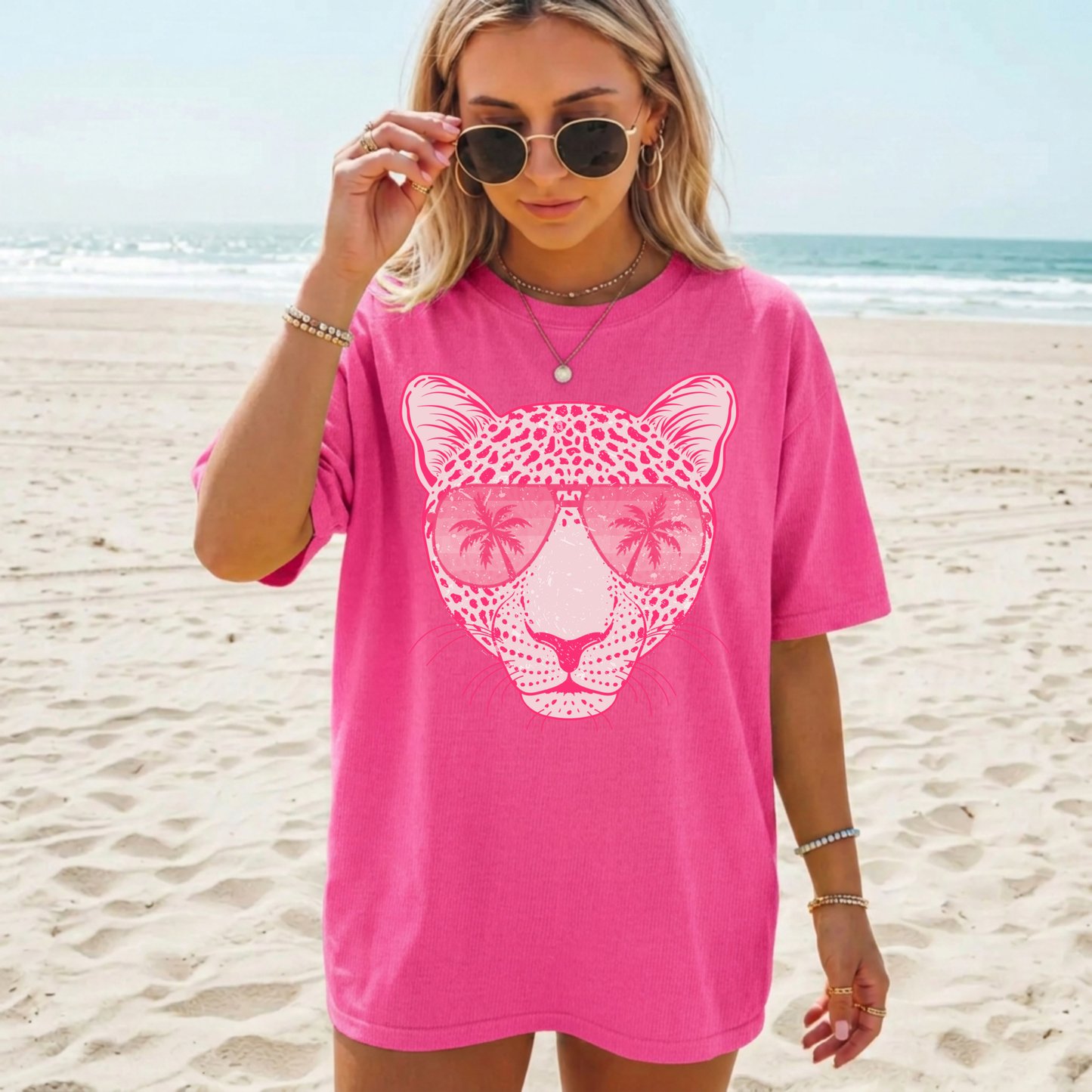 Leopard vibes tee