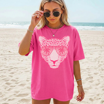 Leopard vibes tee
