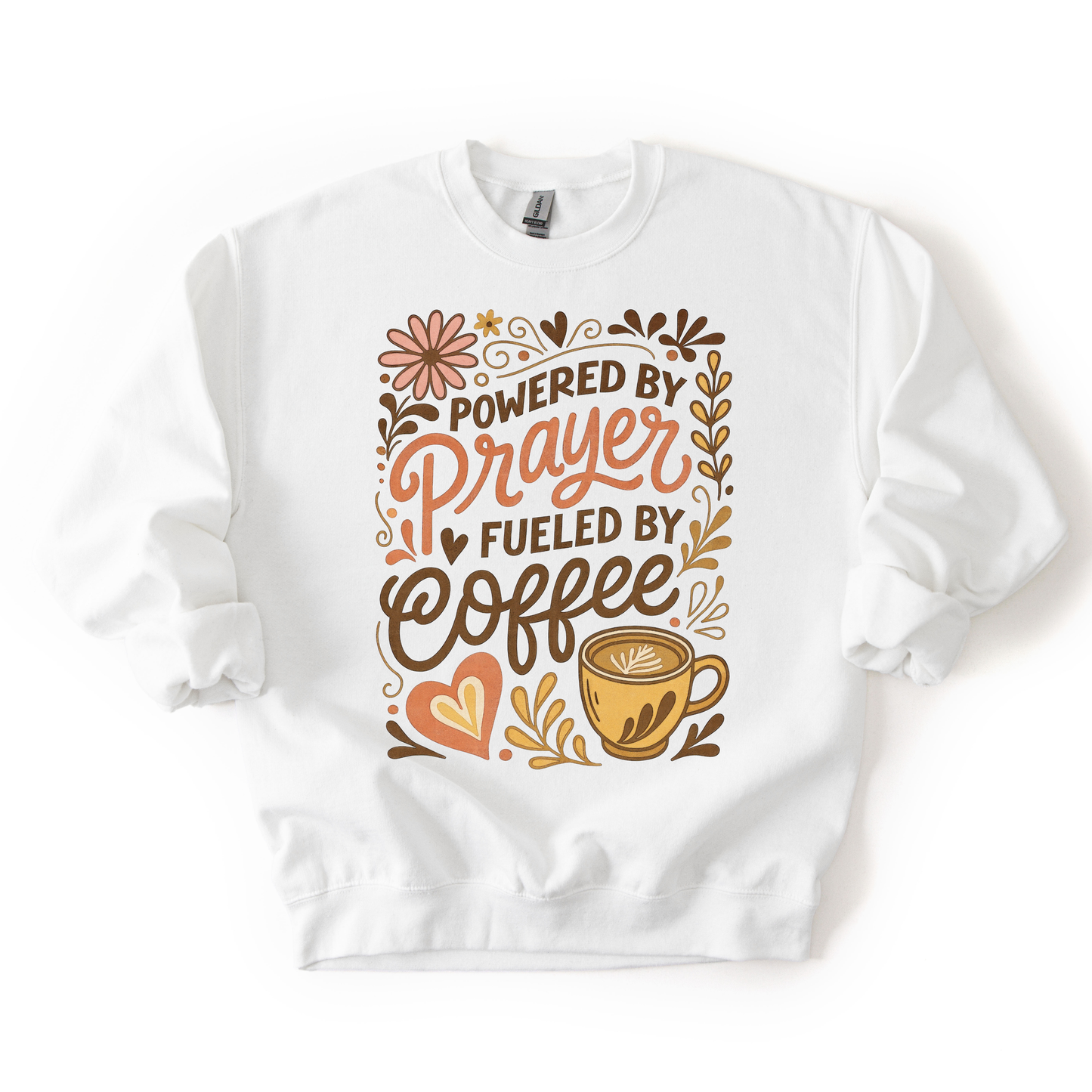 Powered By Prayer Crewneck