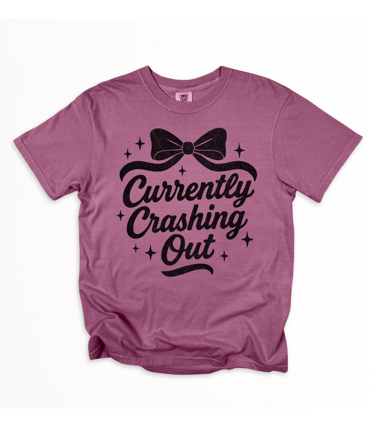 Crashing out tee