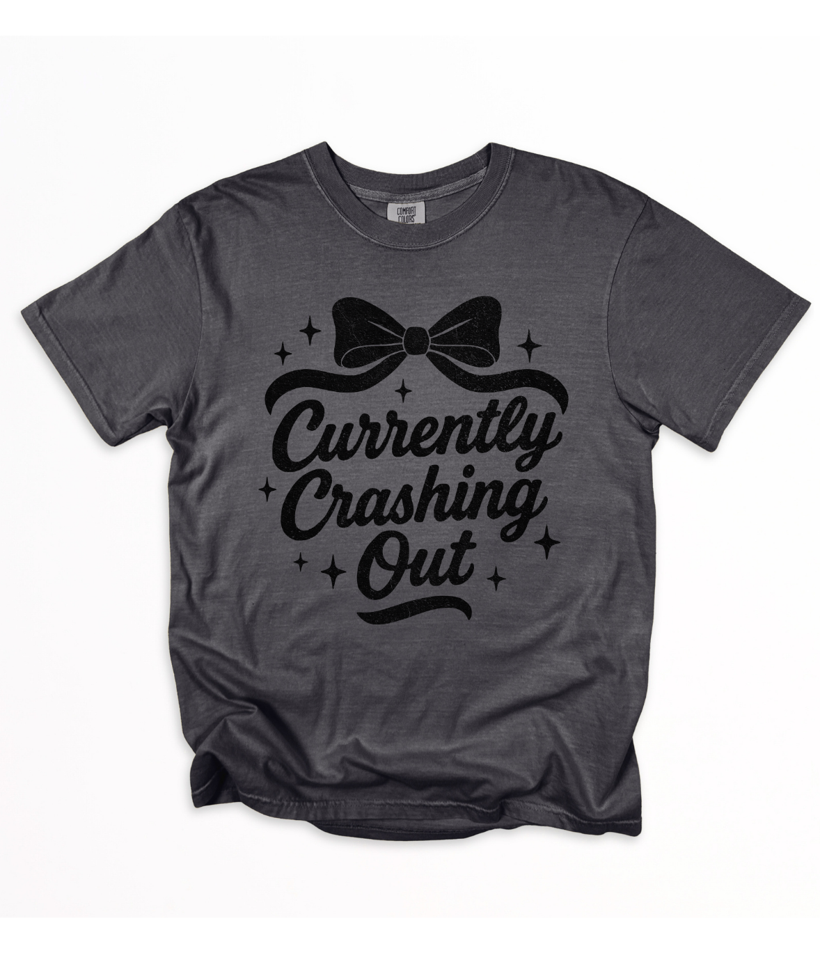 Crashing out tee