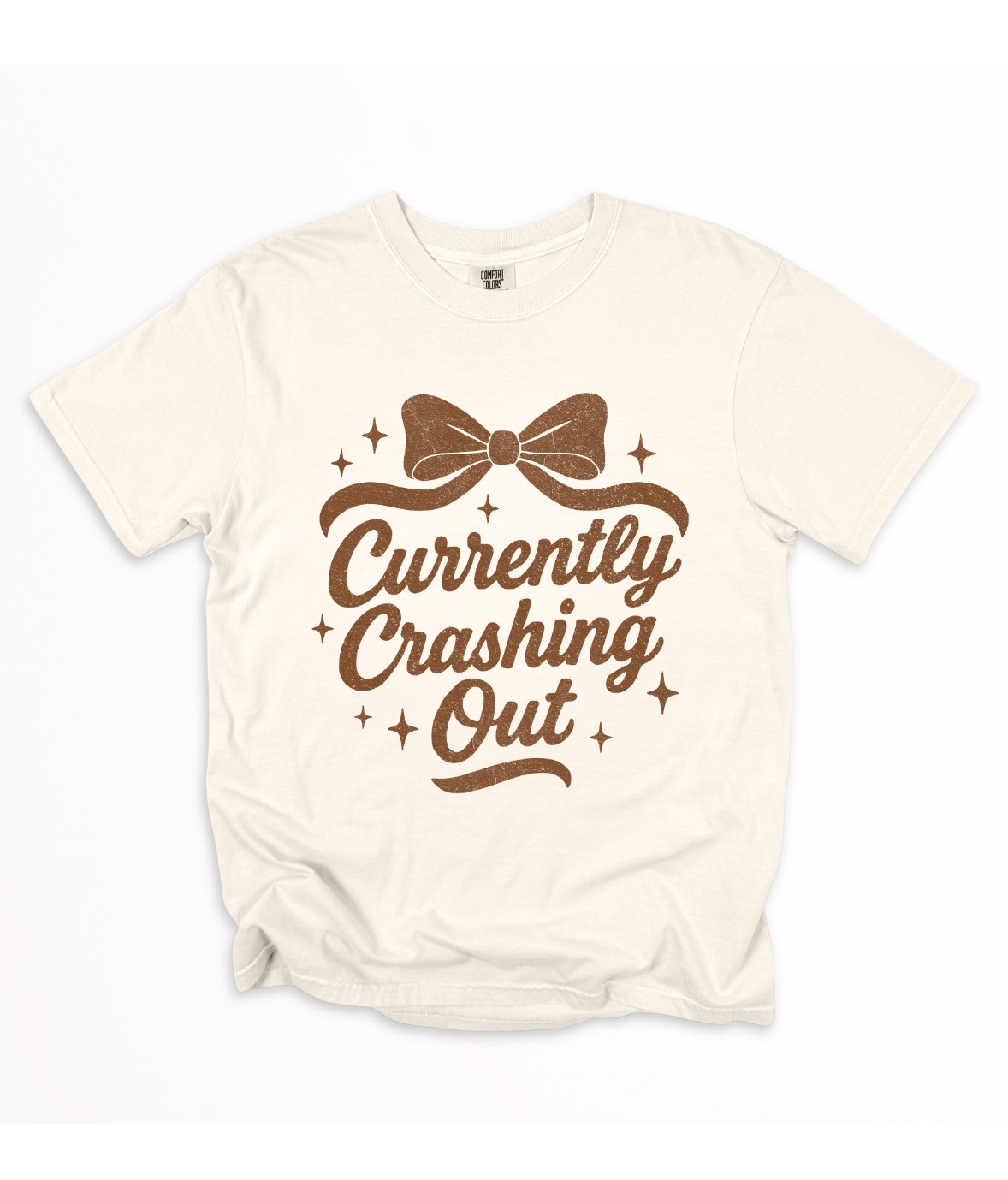 Crashing out tee