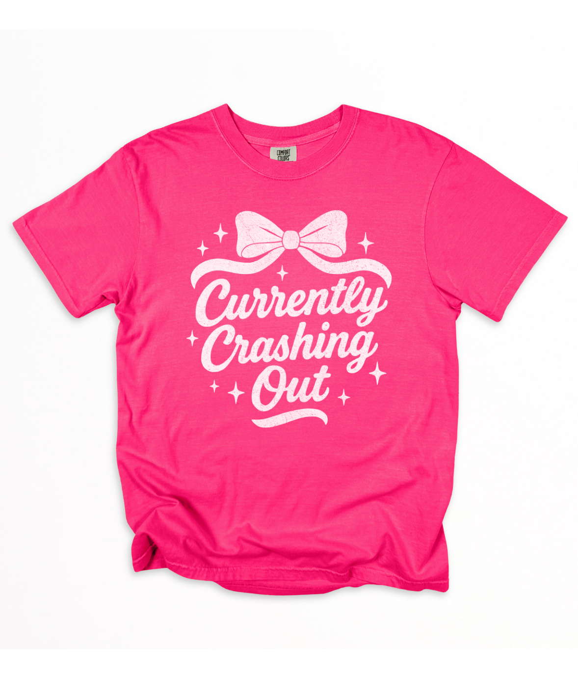 Crashing out tee