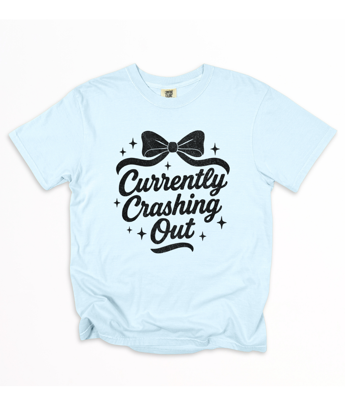 Crashing out tee