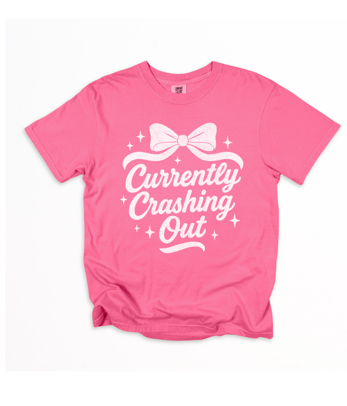 Crashing out tee