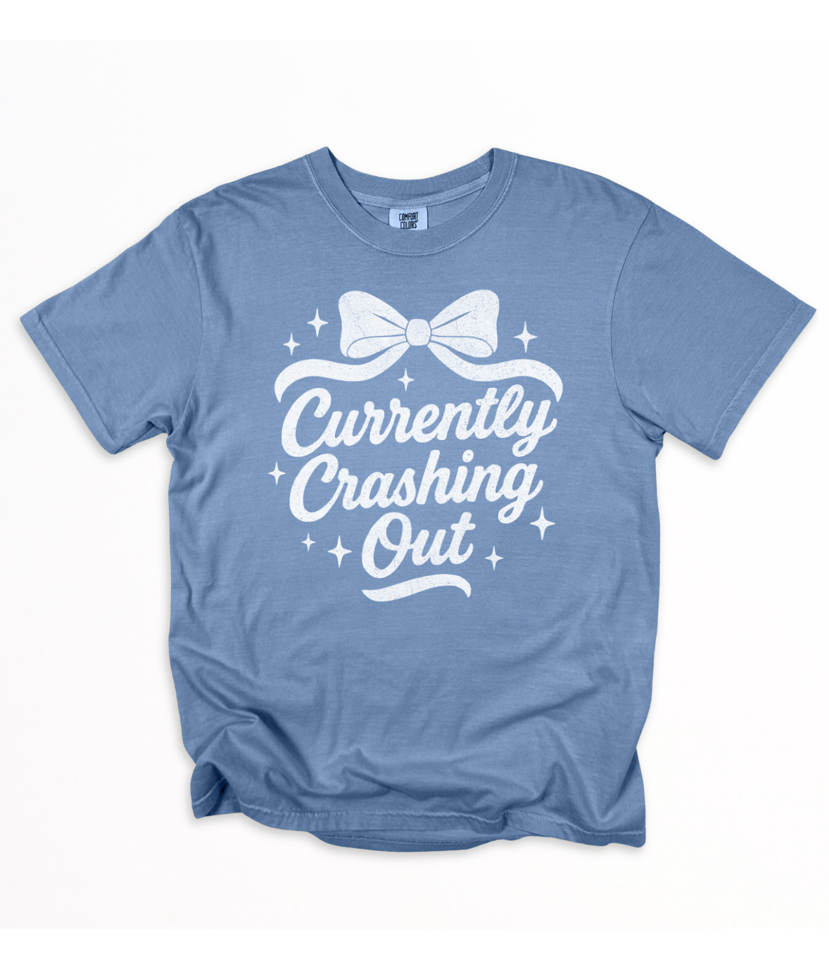 Crashing out tee