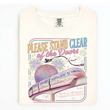 Please Stand Clear tee
