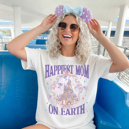 Happiest Mom On Earth tee