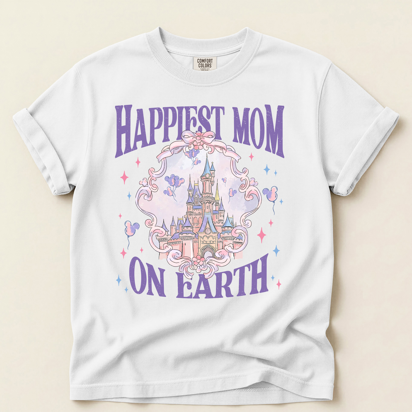 Happiest Mom On Earth tee