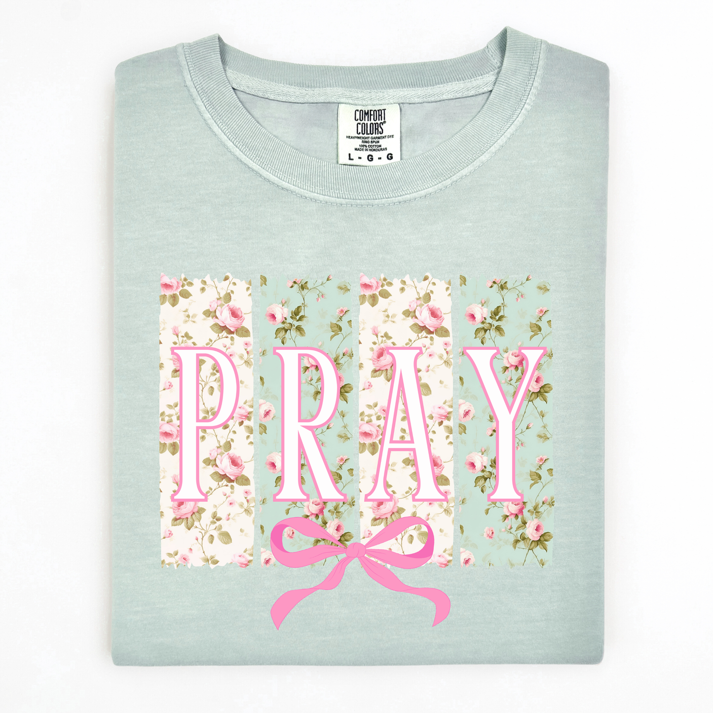 Floral Pray tee