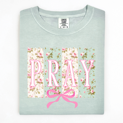 Floral Pray tee