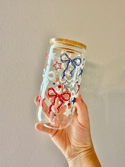 Red white and blues cup
