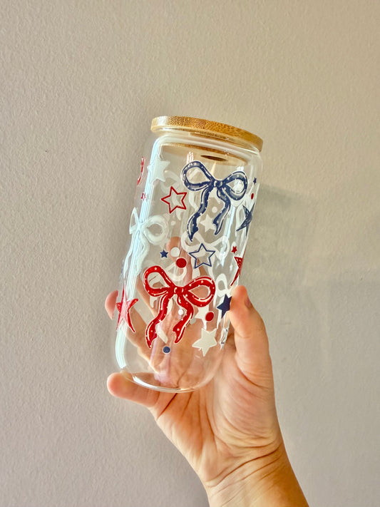 Red white and blues cup