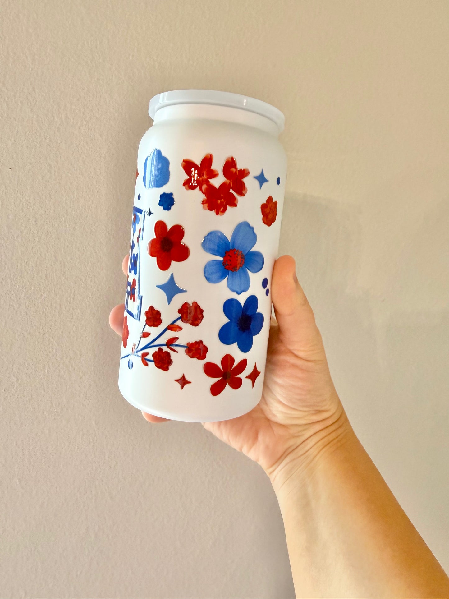 USA floral cup