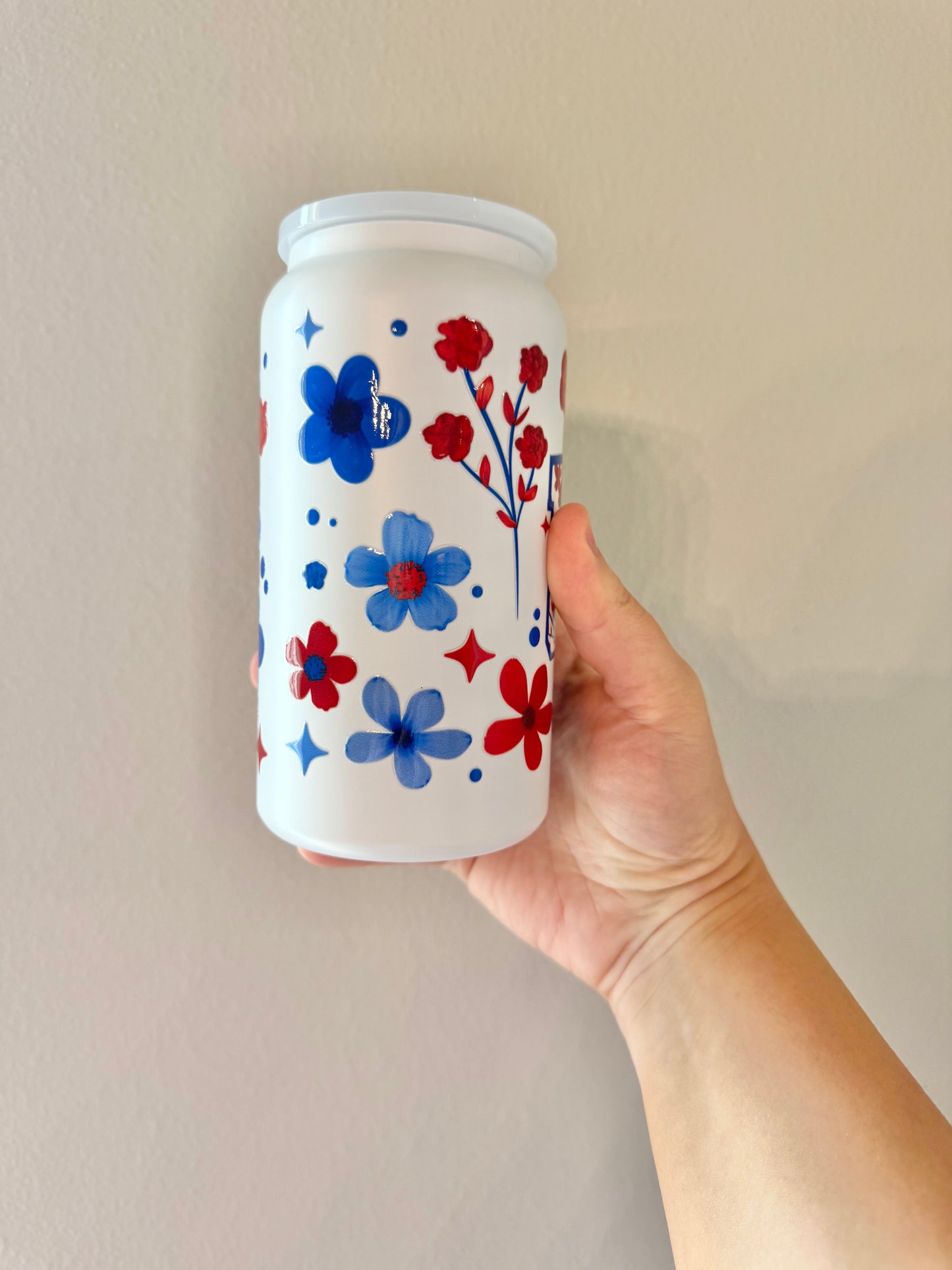 USA floral cup
