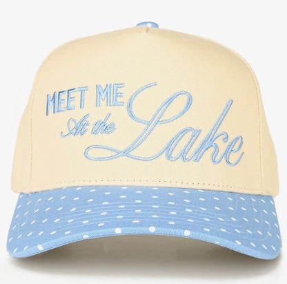 Meet me at the lake hat