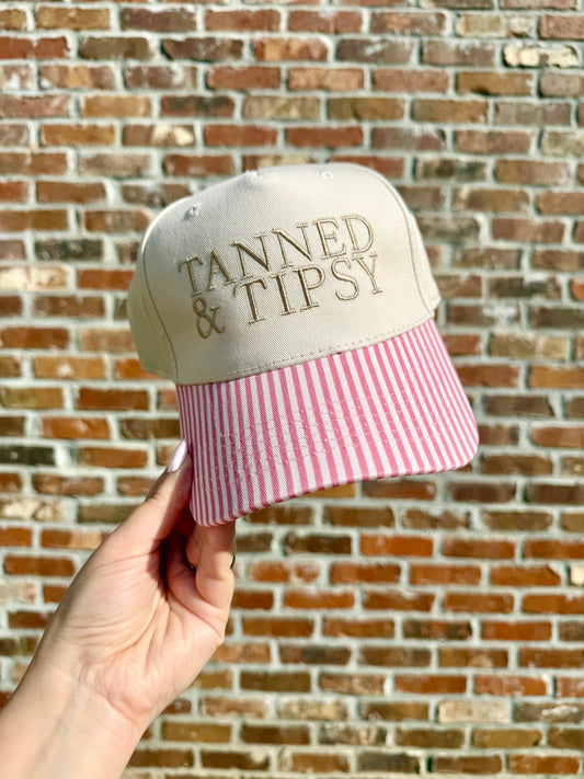 Tan & tipsy hat