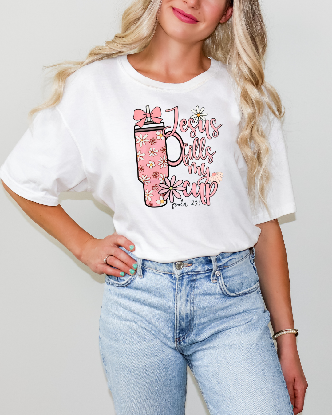 Jesus fills my cup tee