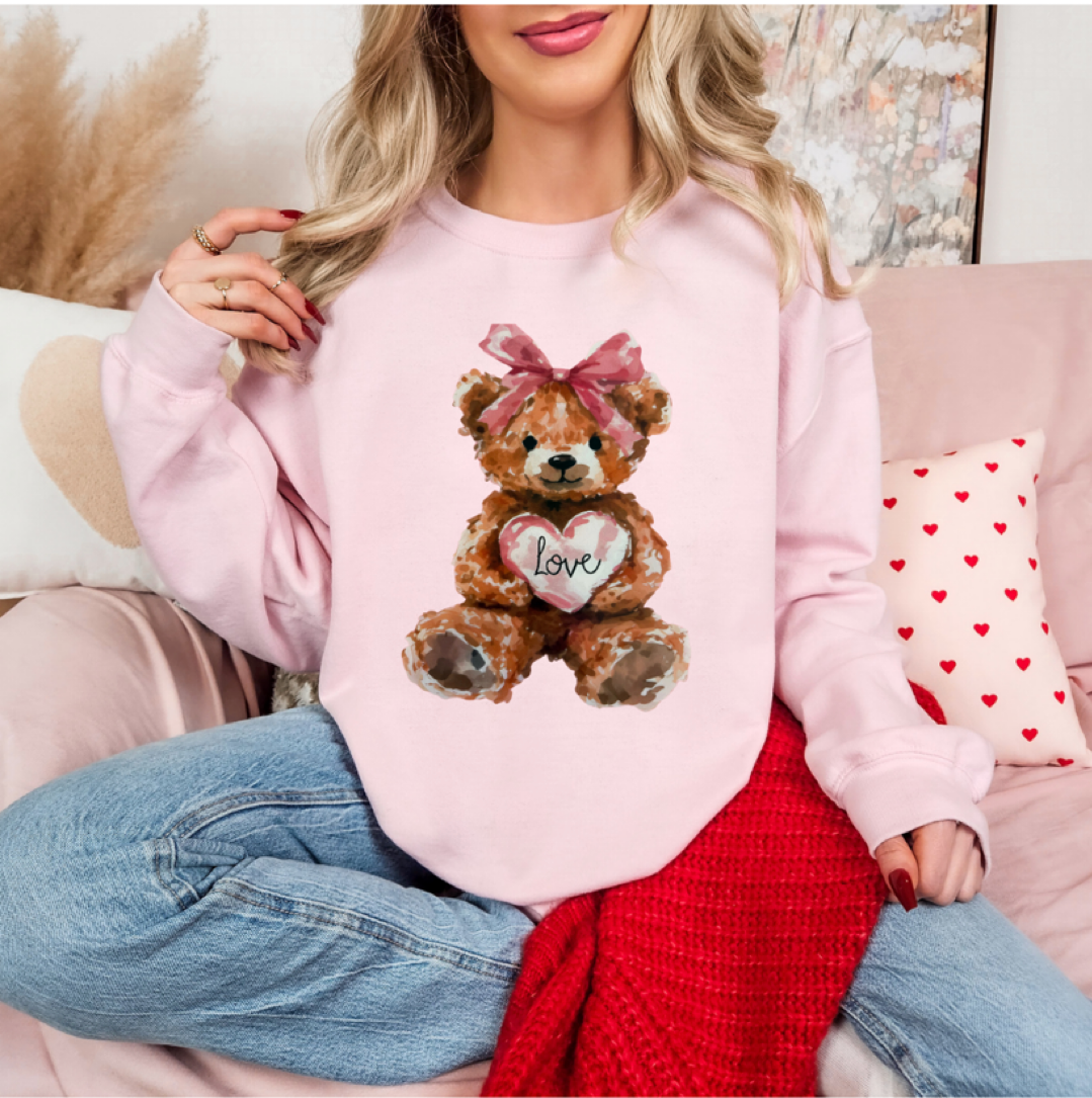 Teddy bear crewneck