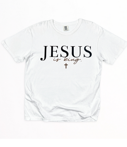 Jesus is king tee