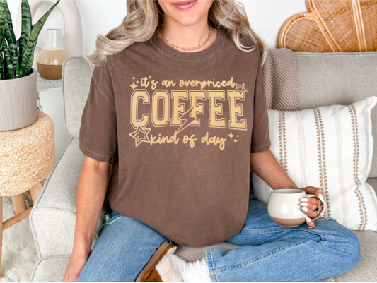 Overpriced coffee tee