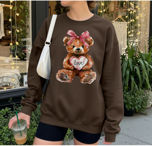 Teddy bear crewneck